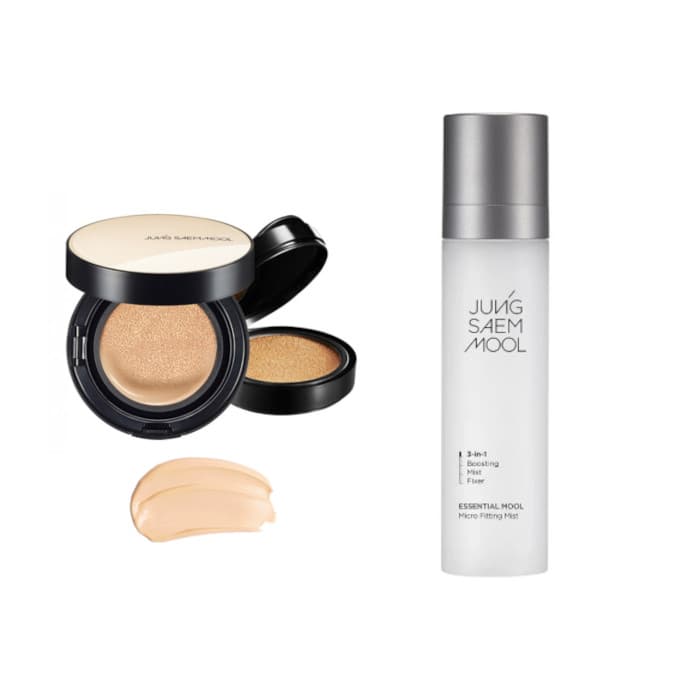 JUNGSAEMMOOL - Essential Skin Nuder Cushion SPF50+ PA+++ (With Refill) -+ - 19 N-Light (1ea) + Essential Mool Micro.
