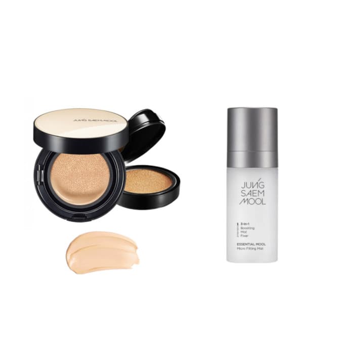JUNGSAEMMOOL - Essential Skin Nuder Cushion SPF50+ PA+++ (With Refill) -+ - 19 N-Light (1ea) + Essential Mool Micro.