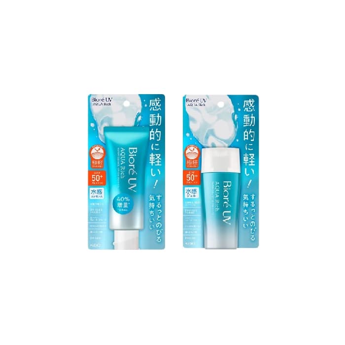 Biore UV Aqua Rich Water Gel + Essence SPF50+ PA++++ + Set