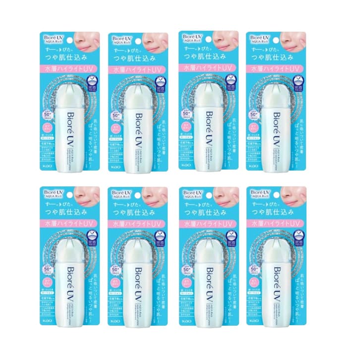 Biore UV Aqua Rich Aqua Highlight Lotion SPF50+ PA++++ - (.) Set