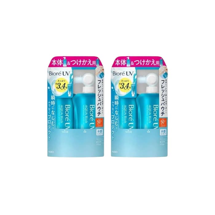 Biore UV Aqua Rich Watery Essence SPF50+ PA++++ - + (.) Set