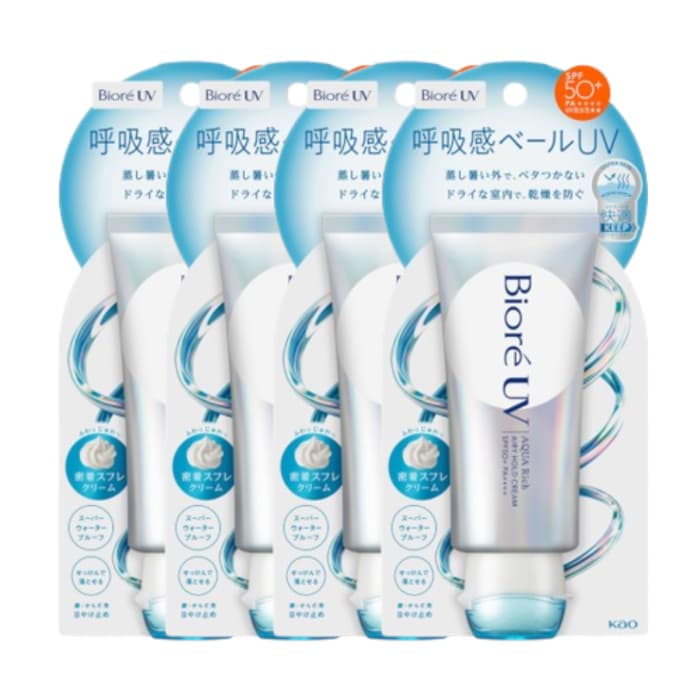 Biore UV Aqua Rich Airy Hold Cream SPF50+ PA++++ - (.) Set