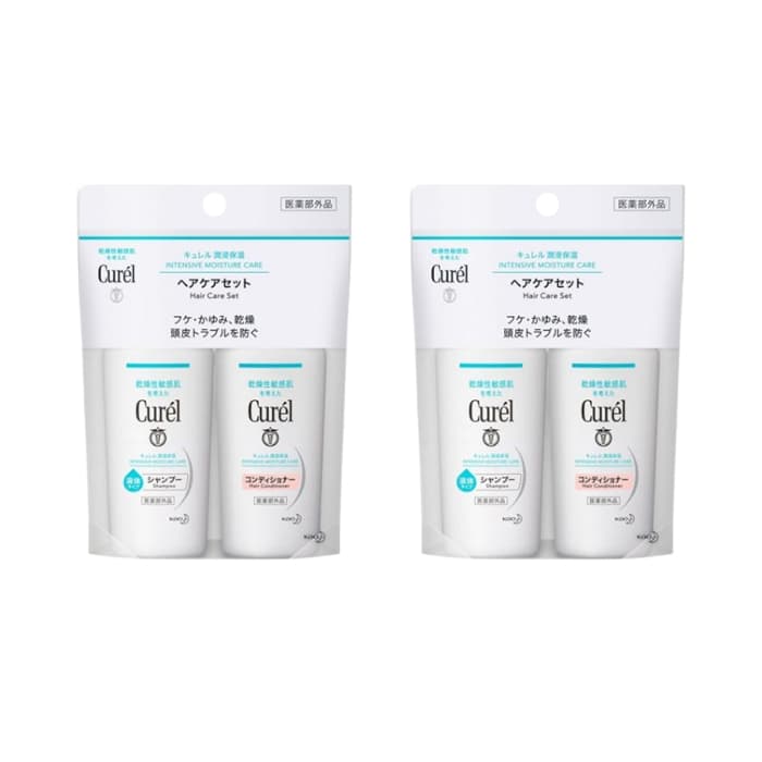 Curel Intensive Moisture Care Hair Care Set - 1set(+) (2ea) Set