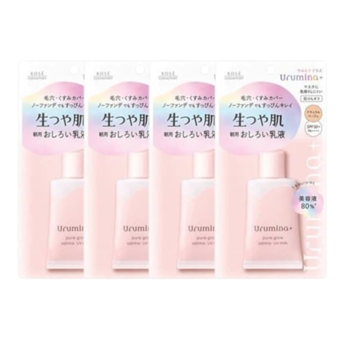 Urumina+ Pure Glow Oshiroi UV Milk SPF50 - (.) Set