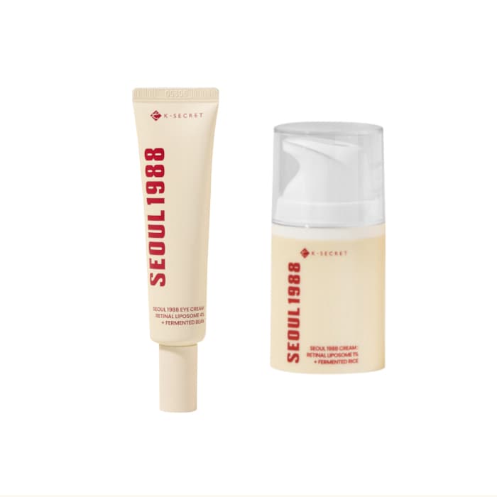 SEOUL 1988 Eye Cream : Retinal Liposome 4% + Fermented Bean - (.) + Cream : Retinal Liposome 1% + Fermented