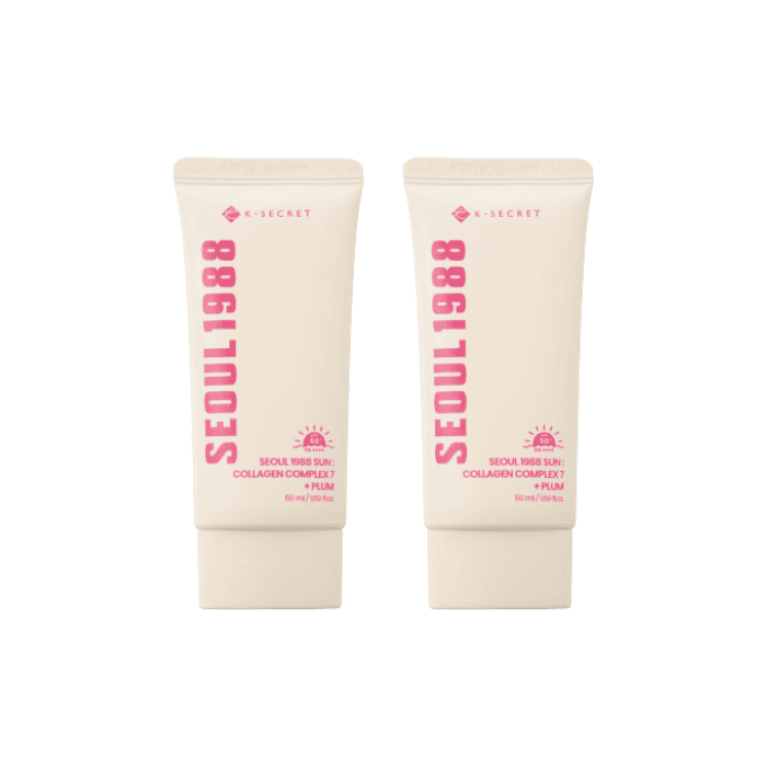 SEOUL 1988 Sun : Collagen Comple + Plum SPF50+ PA++++ - DUO Set