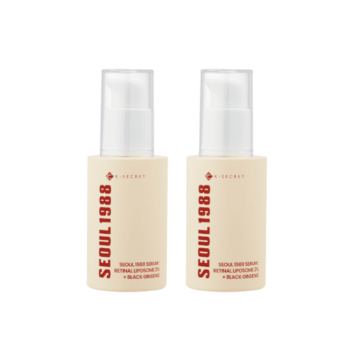 SEOUL 1988 Serum : Retinal Liposome 2% + Black Ginseng - DUO Set