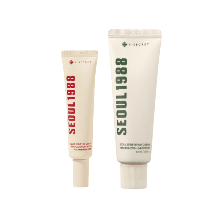 SEOUL 1988 Eye Cream : Retinal Liposome 4% + Fermented Bean - (1ea) & SEOUL 1988 Repair Cream : Niacica 20% +.