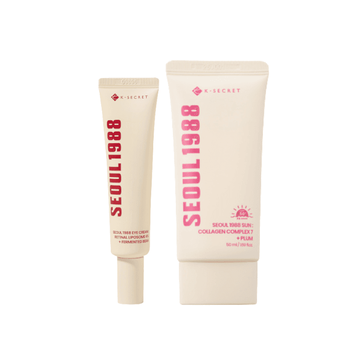 SEOUL 1988 Eye Cream : Retinal Liposome 4% + Fermented Bean - (1ea) & SEOUL 1988 Sun : Collagen Comple +.