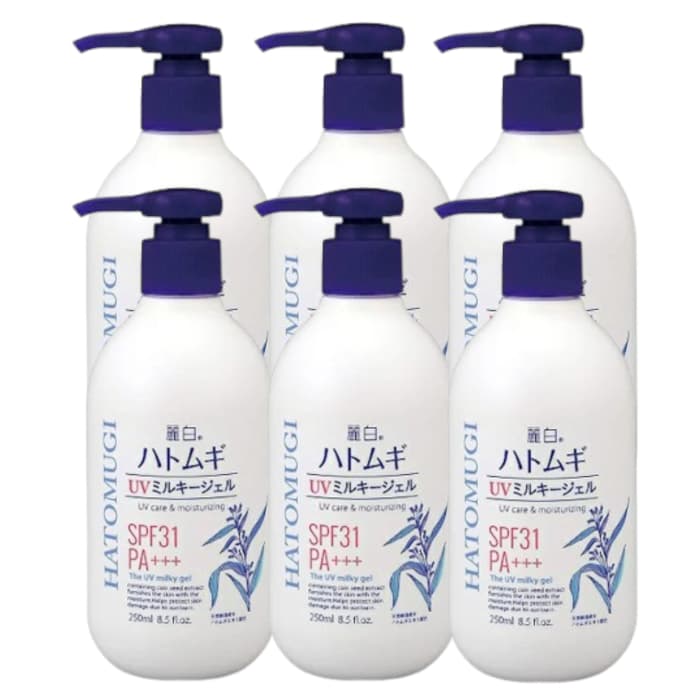 Reihaku Hatomugi UV Milky Gel SPF31 PA+++ - (.) Set