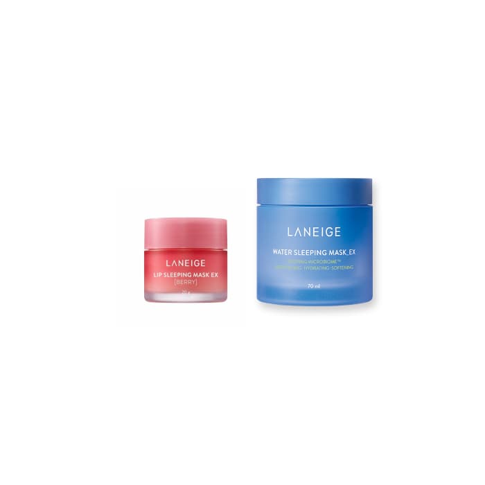 Lip Sleeping Mask EX - - Berry (.) + Water Sleeping Mask EX - (.) Set