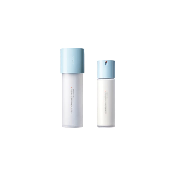 Water Bank Blue Hyaluronic Essence Toner - (.)+ Emulsion - (.) For Normal To Dry Skin Set