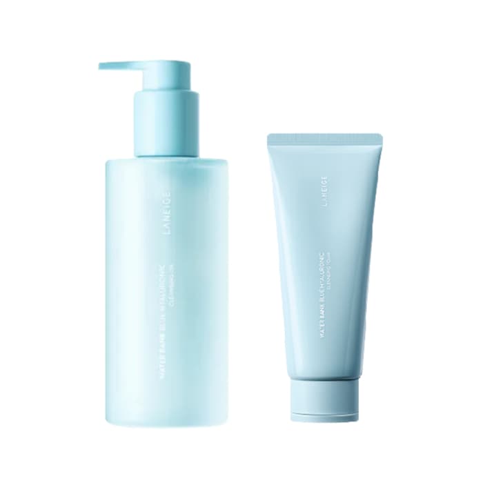 Water Bank Blue Hyaluronic Cleansing Oil - (1ea) X Water Bank Blue Hyaluronic Cleansing Foam - (1ea) Set