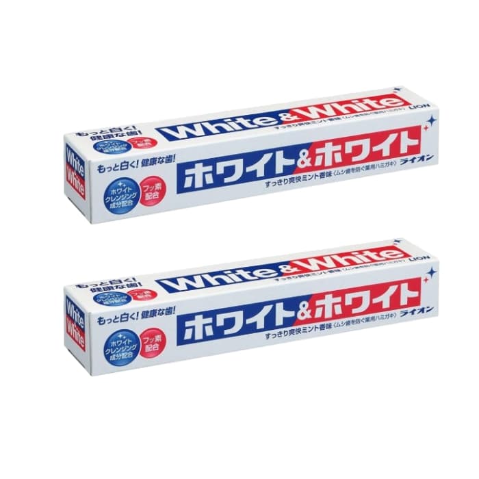 White & White Toothpaste (2ea)