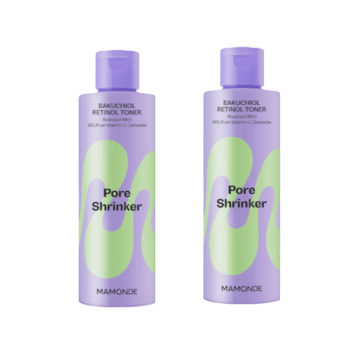 Pore Shrinker Bakuchiol Retinol Toner - (2ea) Set