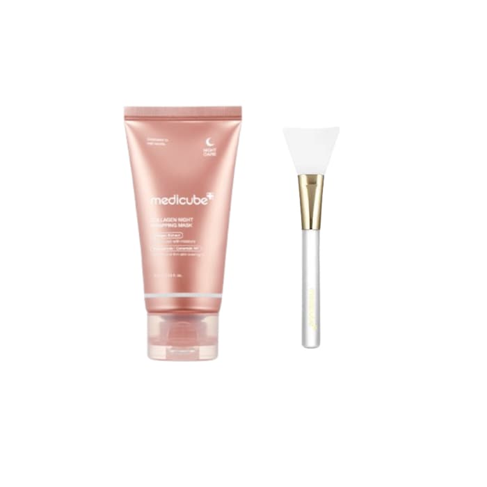 Collagen Night Wrapping Mask with Brush Set