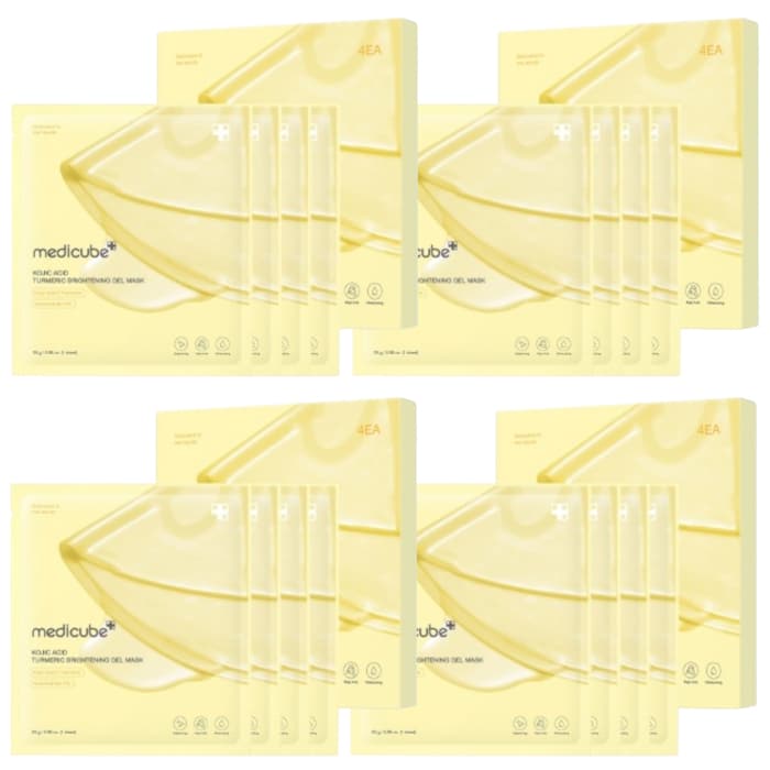 Kojic Acid Turmeric Brightening Gel Mask - (.) Set