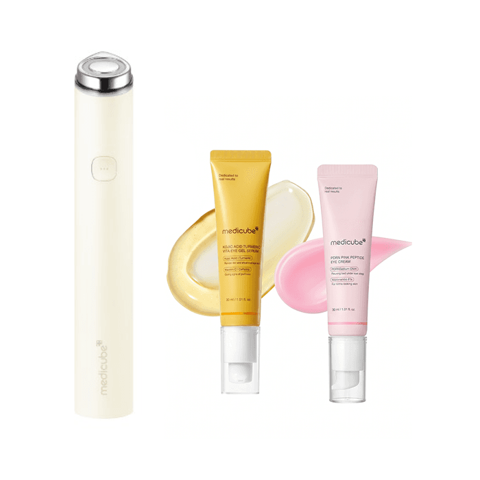 Glow & Firming Eye Care Device Set - Beige