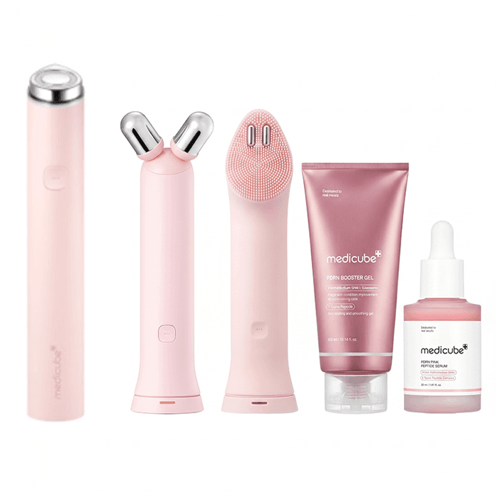 Booster Pro Mini Plus All In One Home Facial Care Set - Pink