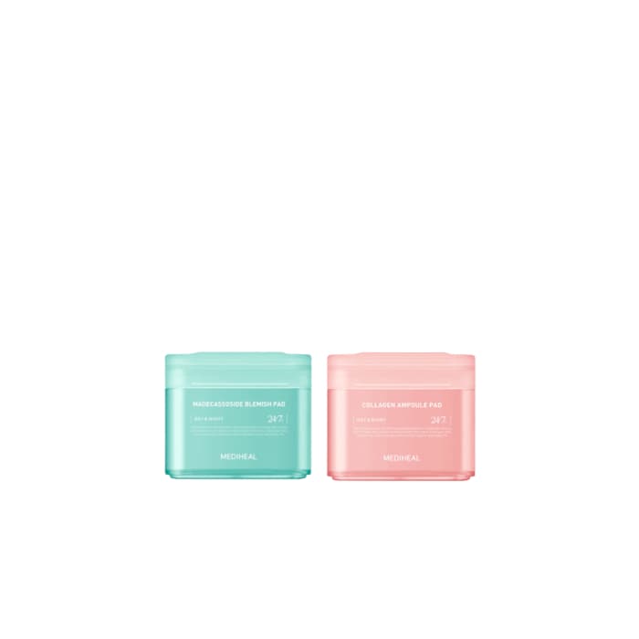 Madecassoside Blemish Pad -. (.) + Collagen Ampoule Pad -. (.) Set