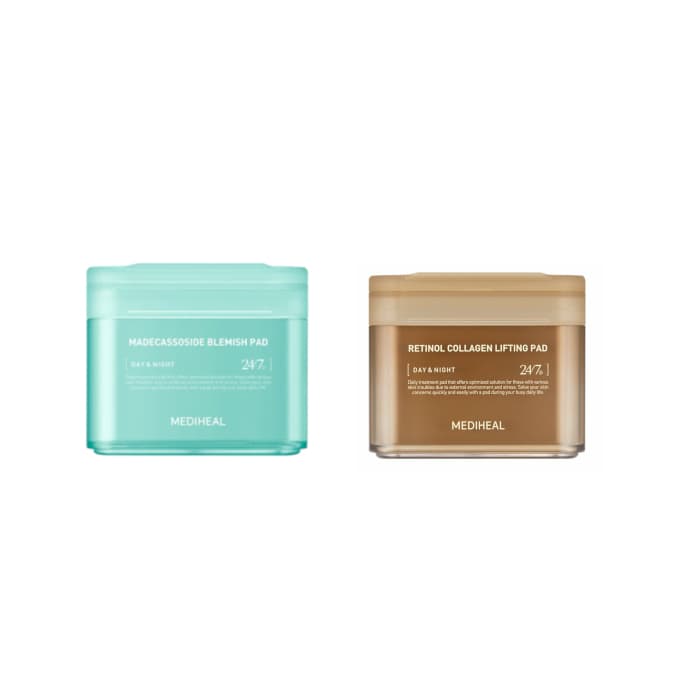Madecassoside Blemish Pad -. (.) + Retinol Collagen Lifting Pad -. (.) Set