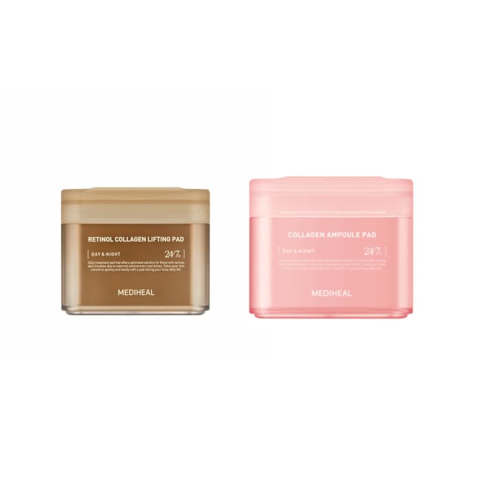 Collagen Ampoule Pad -. (.) + Retinol Collagen Lifting Pad -. (.) Set