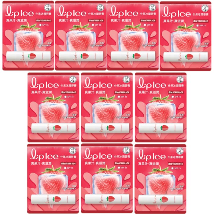 LipIce Lip Balm -. - Strawberry (.) Set