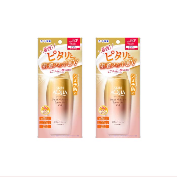 Skin Aqua Super Moisture Barrier UV Gel SPF50+ PA++++ - (.) Set
