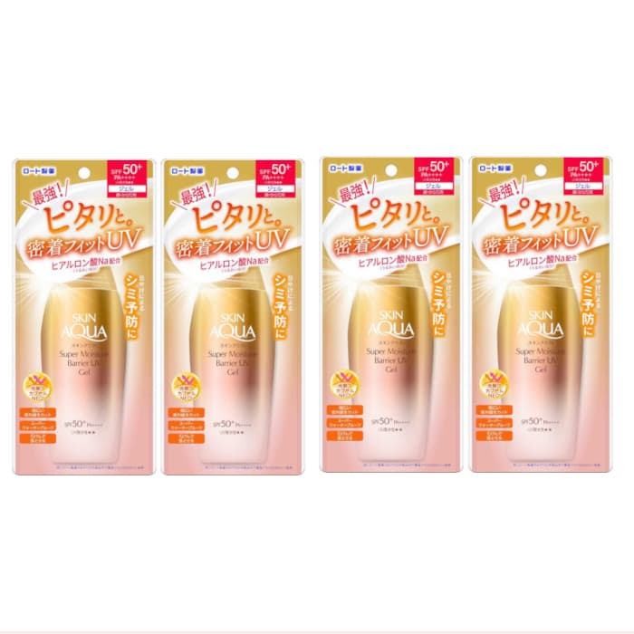 Skin Aqua Super Moisture Barrier UV Gel SPF50+ PA++++ - (.) Set
