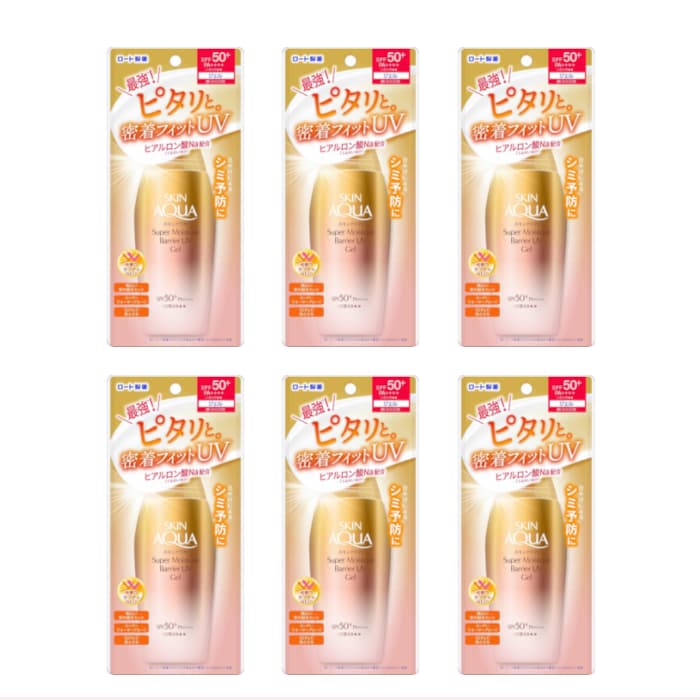 Skin Aqua Super Moisture Barrier UV Gel SPF50+ PA++++ - (.) Set