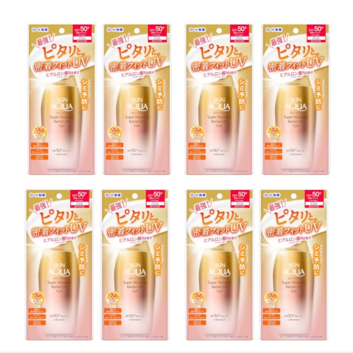 Skin Aqua Super Moisture Barrier UV Gel SPF50+ PA++++ - (.) Set