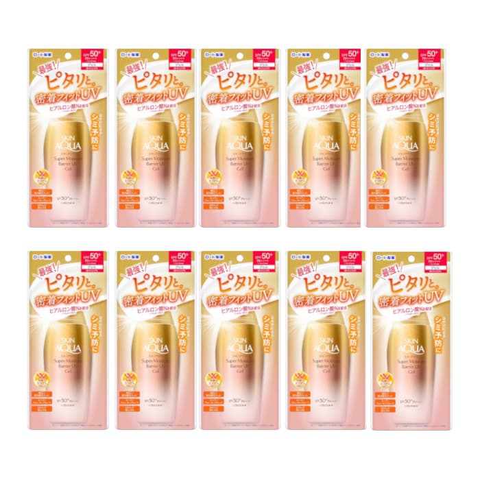 Skin Aqua Super Moisture Barrier UV Gel SPF50+ PA++++ - (.) Set