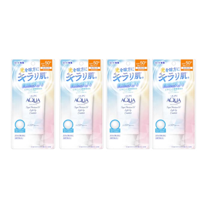 Skin Aqua Super Moisture UV Light Up Essence SPF50+ PA++++ (.) Set