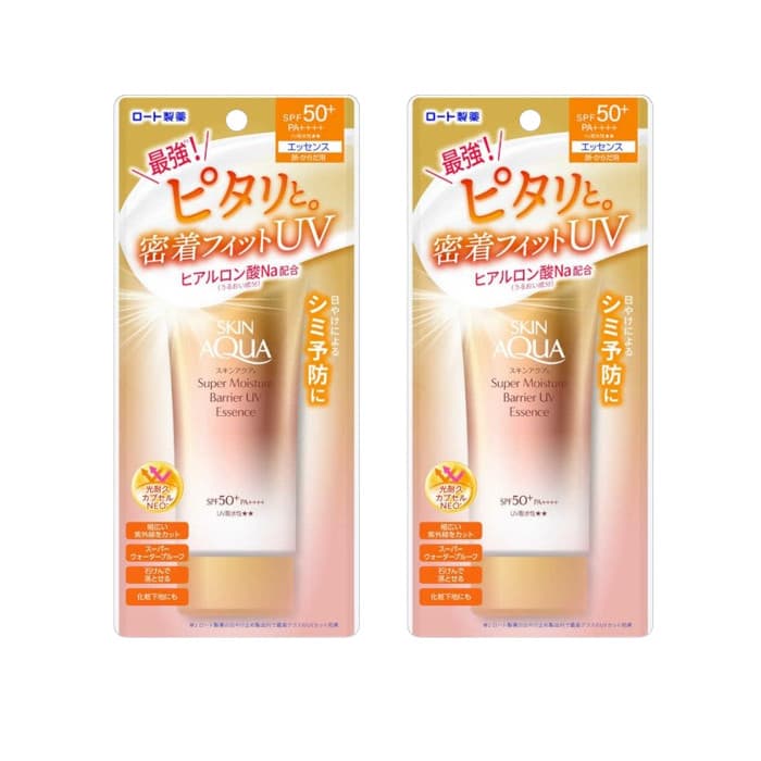 Skin Aqua Super Moisture Barrier UV Essence SPF50+ PA++++ - (.) Set