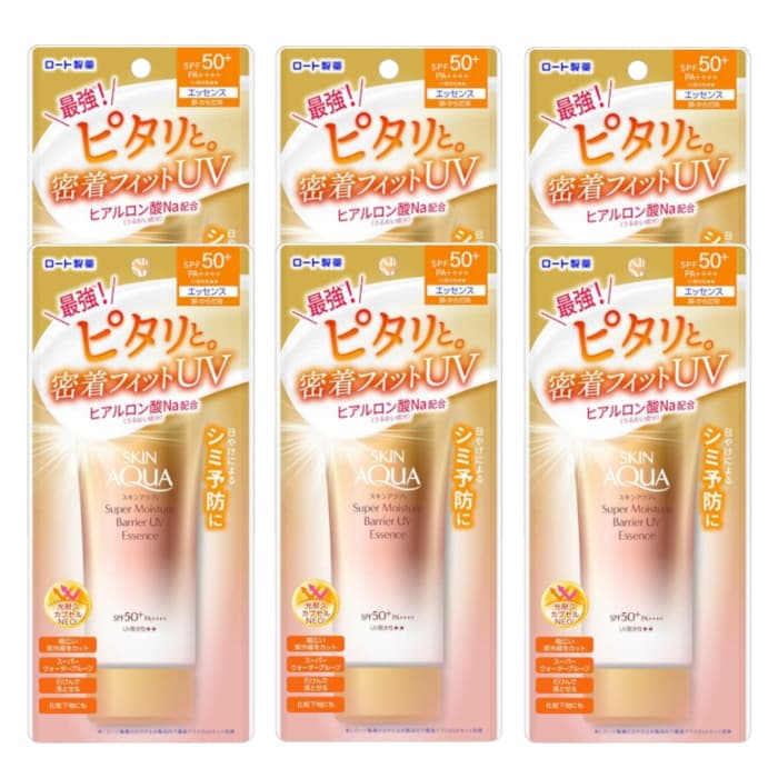 Skin Aqua Super Moisture Barrier UV Essence SPF50+ PA++++ - (.) Set