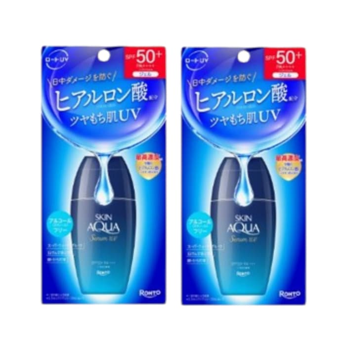 Skin Aqua Hyaluronic Serum UV SPF50+ PA++++ - - White (.) Set