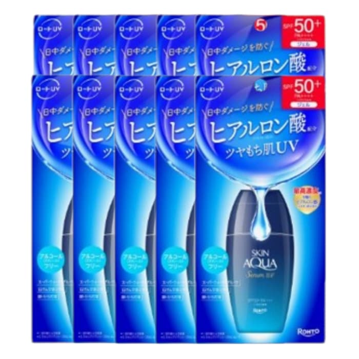 Skin Aqua Hyaluronic Serum UV SPF50+ PA++++ - - White (.) Set
