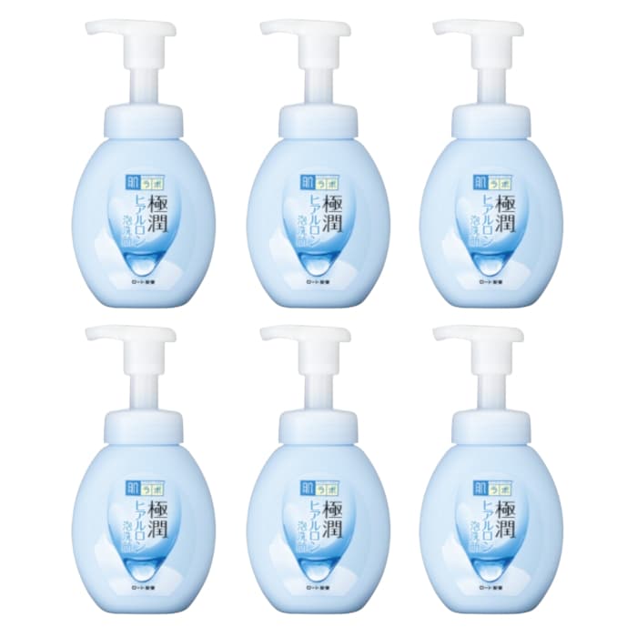 Hada Labo Gokujyun Hyaluronic Face Foaming Cleanser - (6ea) Set