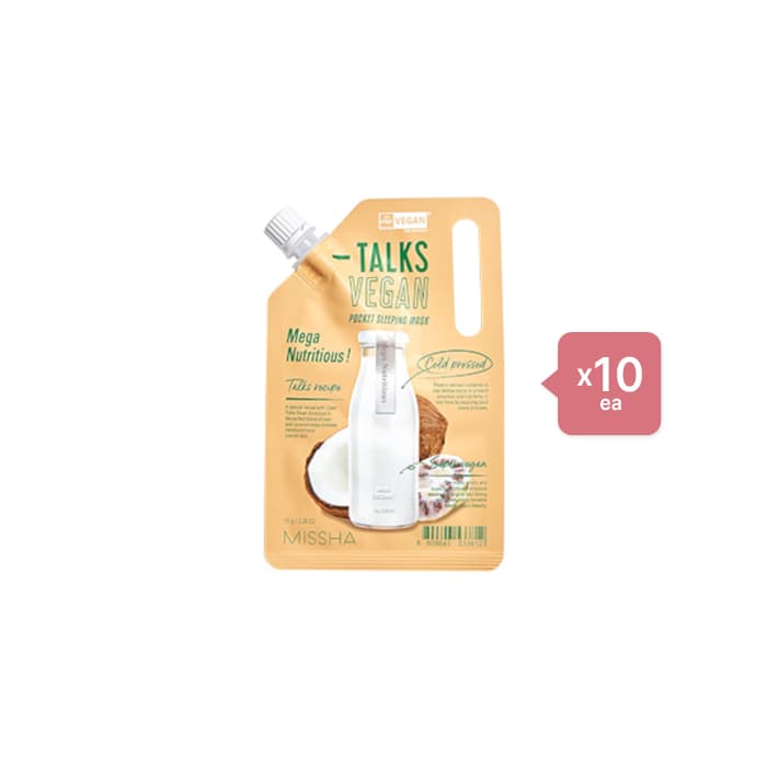 Talks Vegan Squeeze Pocket Sleeping Mask - Mega Nutritious - (.) Set