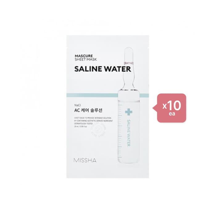Mascure Solution Sheet Mask - Saline Water (.) Set