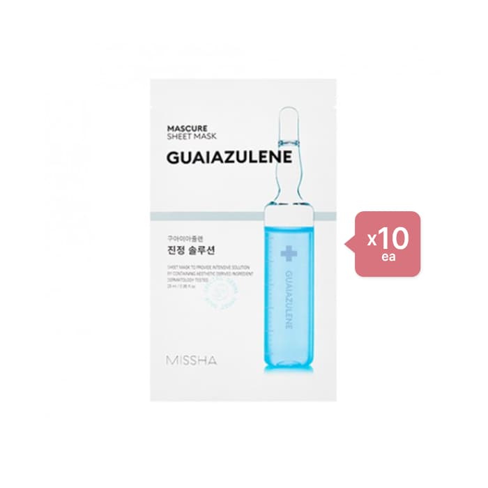 Mascure Solution Sheet Mask - Guaiazulene (.) Set
