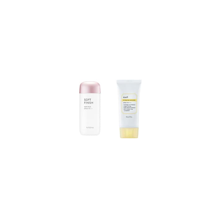 MISSHA All-Around Safe Block Soft Finish Sun Milk SPF50+ PA+++ - X Dear; Klairs - All-day Airy Sunscreen SPF50+ PA++++ -