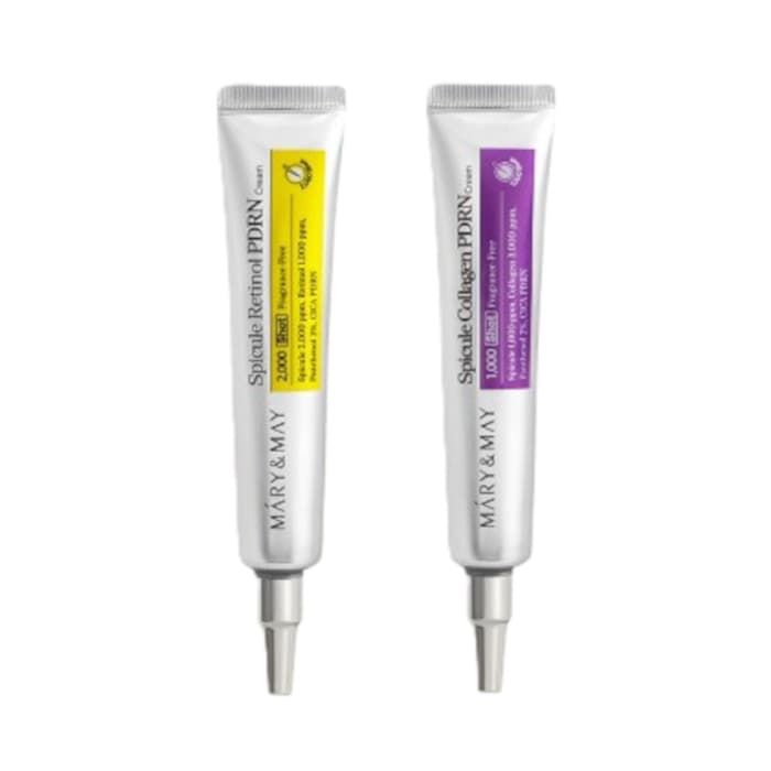 Spicule Retinol PDRN Cream - (1ea) + Mary&May - Spicule Collagen PDRN Cream - (1ea) Set