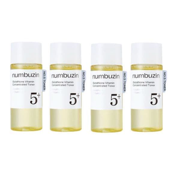 numbuzin - No.5+ Glutathione Vitamin Concentrated Toner - (4ea) Set