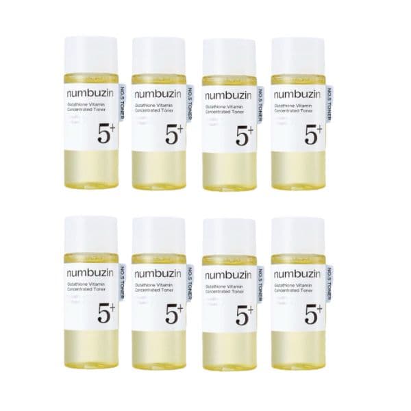 numbuzin - No.5+ Glutathione Vitamin Concentrated Toner - (8ea) Set
