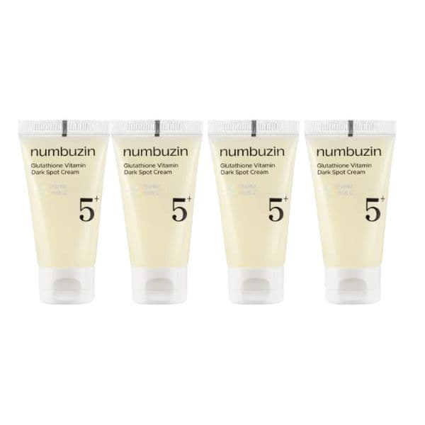 numbuzin - No.5+ Glutathione Vitamin Dark Spot Cream - (4ea) Set