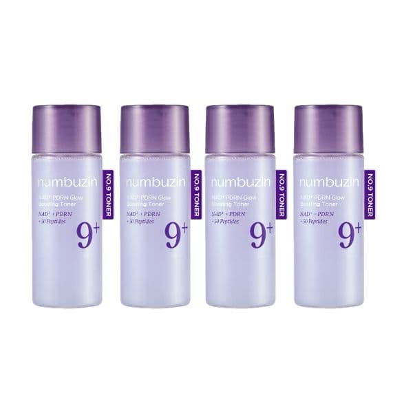 numbuzin - No.9 NAD+ PDRN Glow Boosting Toner - (4ea) Set