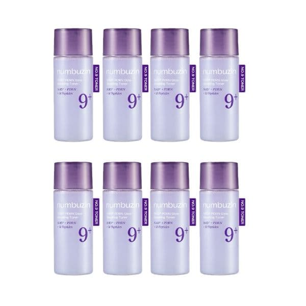 numbuzin - No.9 NAD+ PDRN Glow Boosting Toner - (8ea) Set