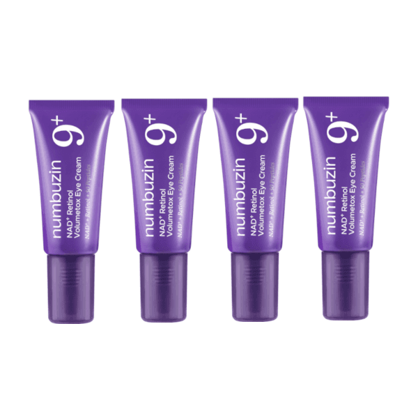 numbuzin - No.9 NAD+ Retinol Volumetox Eye Cream - (4ea) Set