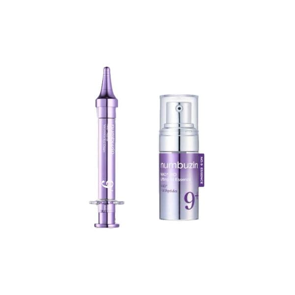 numbuzin - No.9 NAD+ Retinol Volumetox Eye Cream - (1ea) & No.9 NAD+ BIO Lifting-sil Essence - (1ea) Set